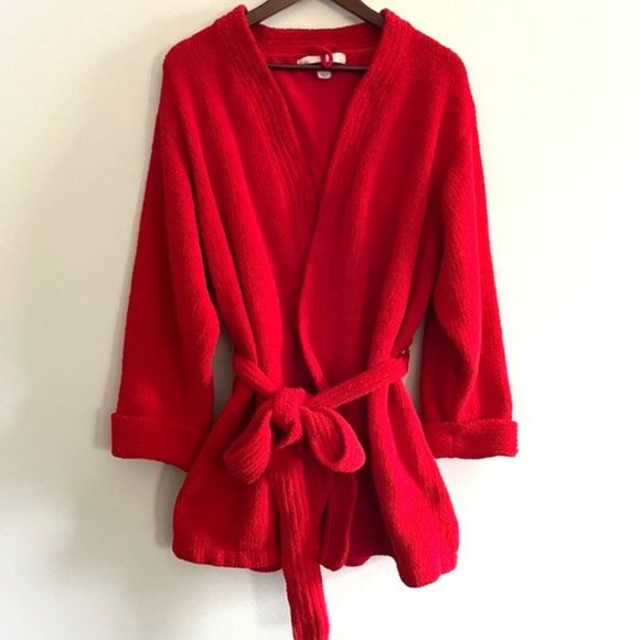 Victoria's Secret Plush Chenille Snowflake Robe Size XS/S - Picture 2 of 14